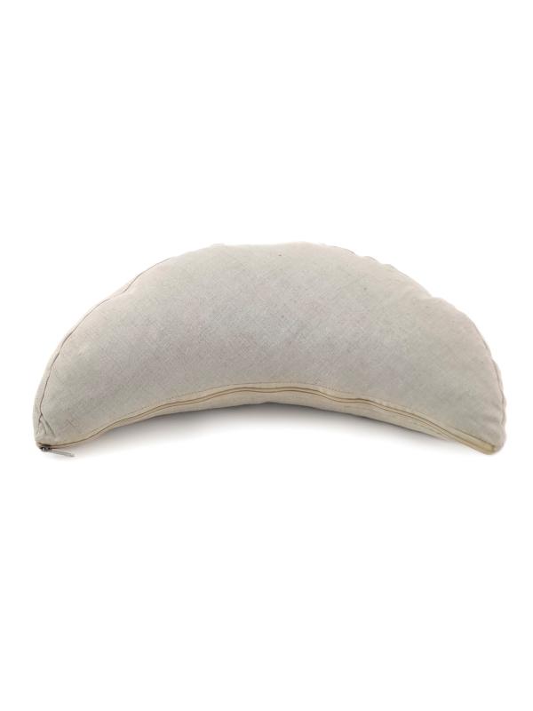 Flax Ramayoga Crescent Pillow for Meditation