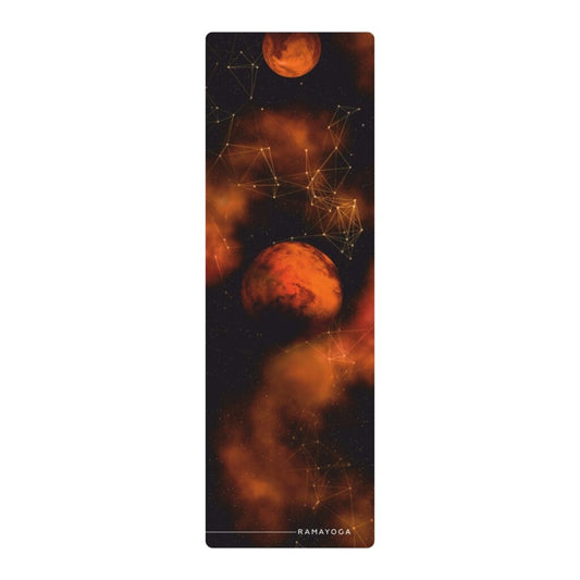 Fire Elements Collection Yoga Mat made of microfiber and rubber