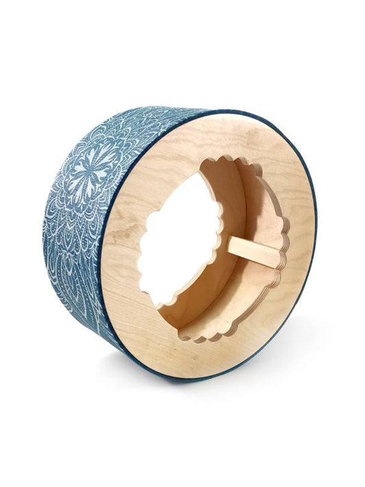 Mandala Blue Yoga Wheel