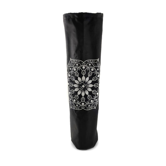 Mandala Black Mat Bag (Yoga Mat Carrier)