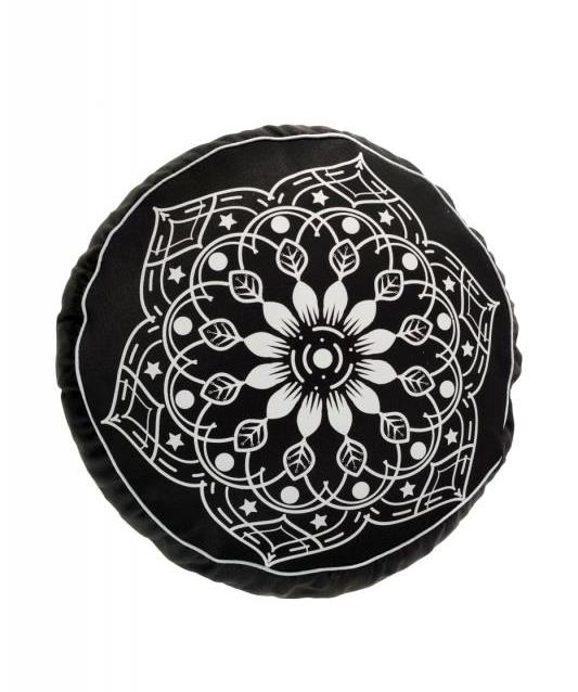 Mandala Black Meditation cushion