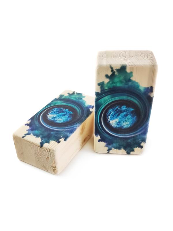 Water Elements Kollektion Yoga-Pilates-Block, Dehnblock aus Holz