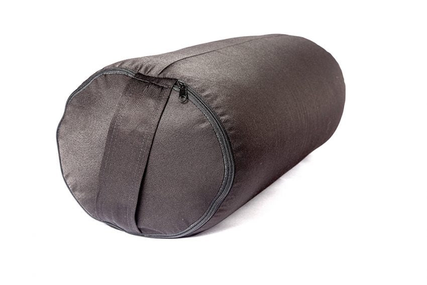 Buchweizen-Bolster 60 cm, Yoga-Pilates-Bolster, festes kegel­förmiges Kissen